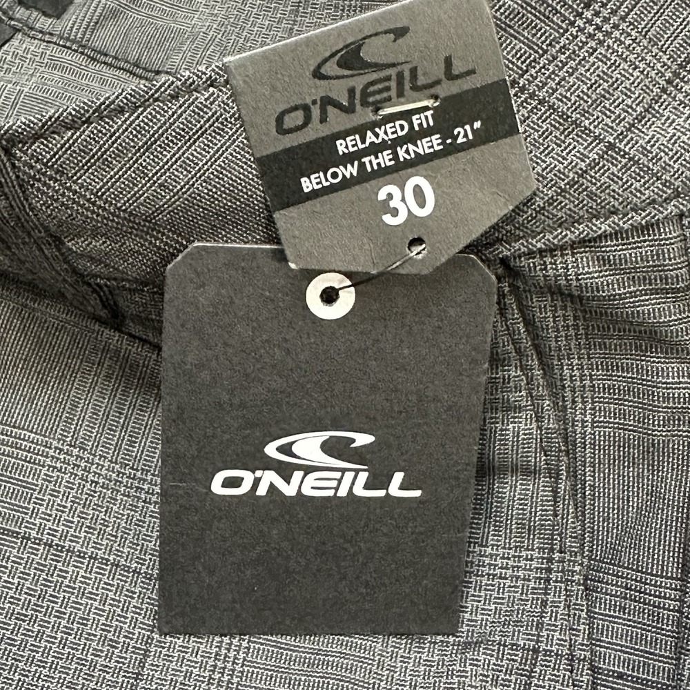 O'Neill Exec Shorts Mens 30 Relaxed Fit School Work Casual Plaid Below The Knee - Picture 7 of 12